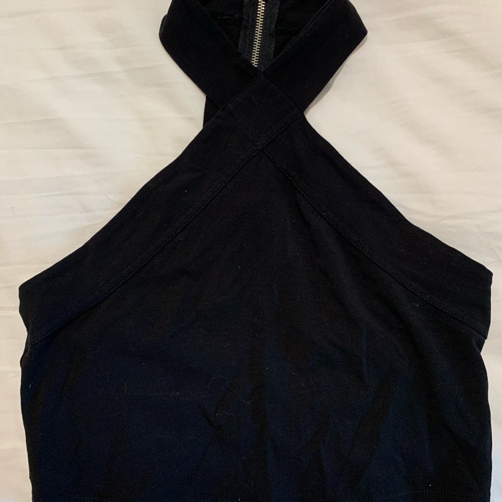 Halter fitted crop top